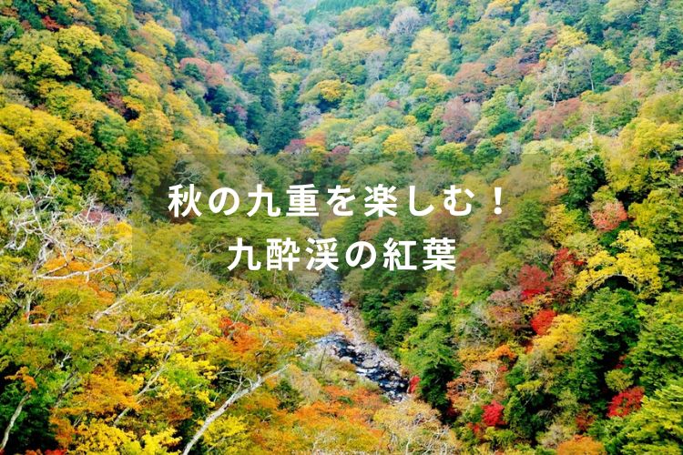 九酔渓(きゅうすいけい)の紅葉